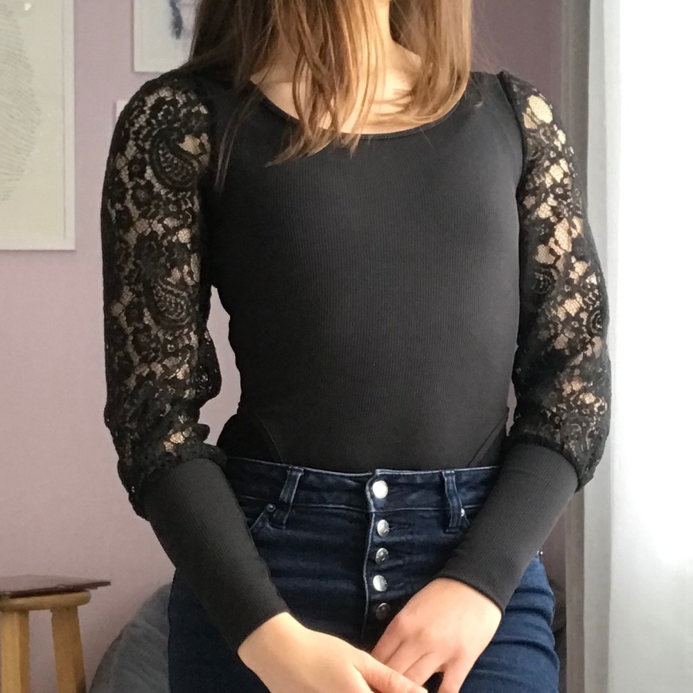 Black Lace Bodysuit